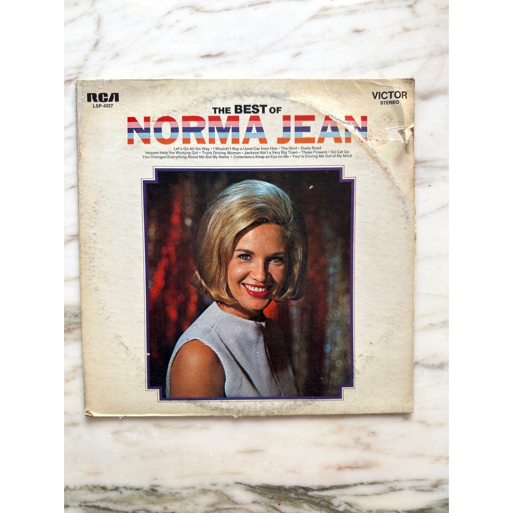 Norma Jean The Best Of Vintage RCA Victor LP Record Tested 1970 Country